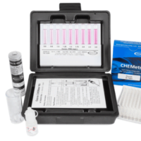 product picture of the Chemets Ozone Visual Test Kit on a white table