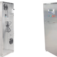 Two SOZ Integrated Ozone & Oxygen Industrial Generators inside industrial water filtration plant