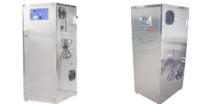 Two SOZ Integrated Ozone & Oxygen Industrial Generators inside industrial water filtration plant