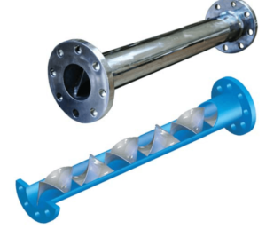 UPVC STATIC IN-LINE SUITABLE FOR CORROSIVE APPLICATIONS